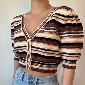 Aritzia cropped sweater